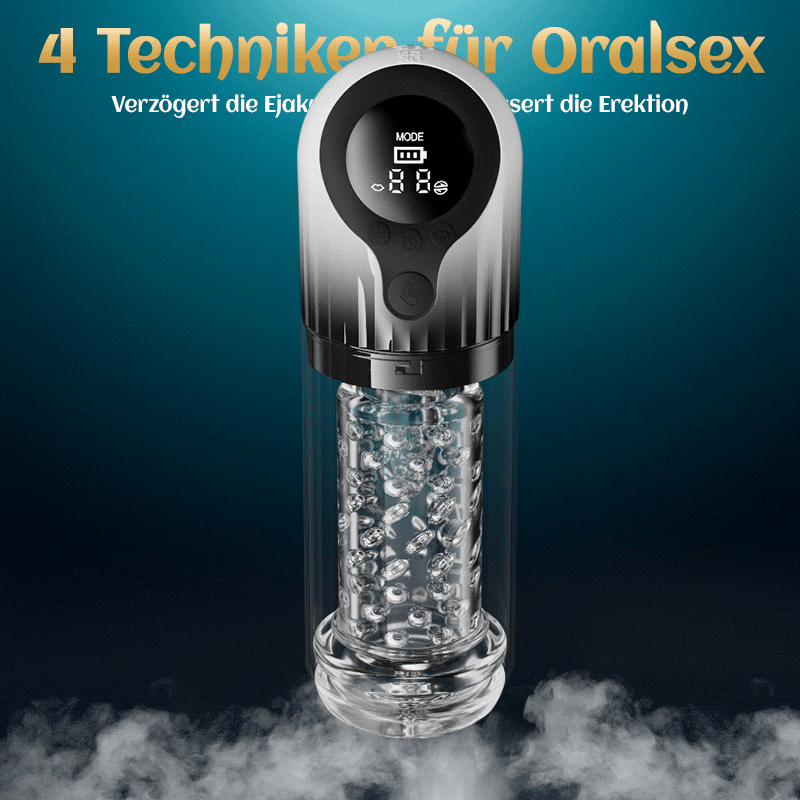 Vortex Male Stroker - 4 starke Saugstufen, Ein-Knopf-Boost, leicht zu reinigen, inkl. Gleitgel