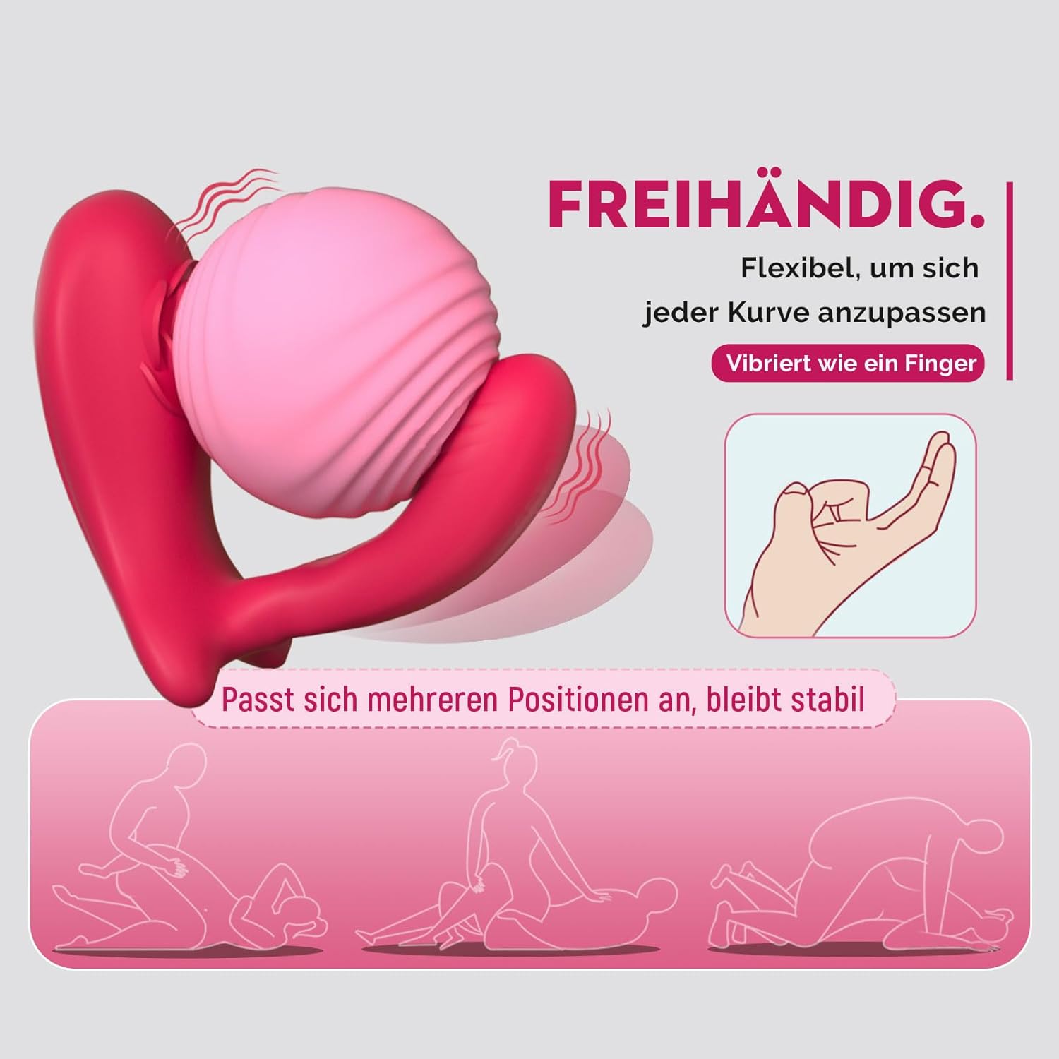 Sex Spielzeug für die Paare Frau Männer, Rose Mini G Punkt Vibration für Frauen, Vibratorensets für Frauen Klitoris mit Fernbedienung Leise, Vibrator App, BDSM Erotisches Sexspielzeug Spiele